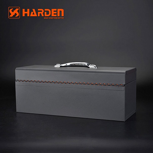 Ящик для инструментов металлический с металлической фурнитурой, 430X180X190 // HARDEN
