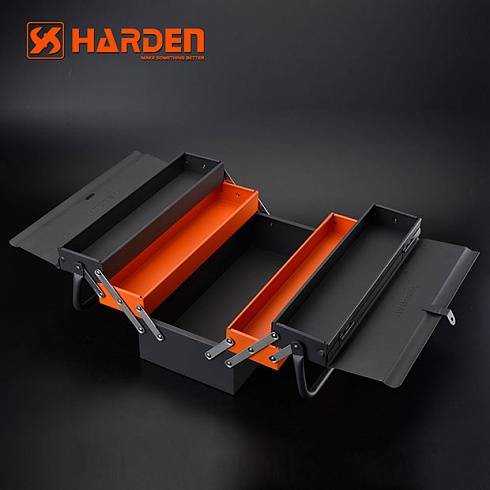 Ящик для инструментов металлический раскладной 420 мм// HARDEN